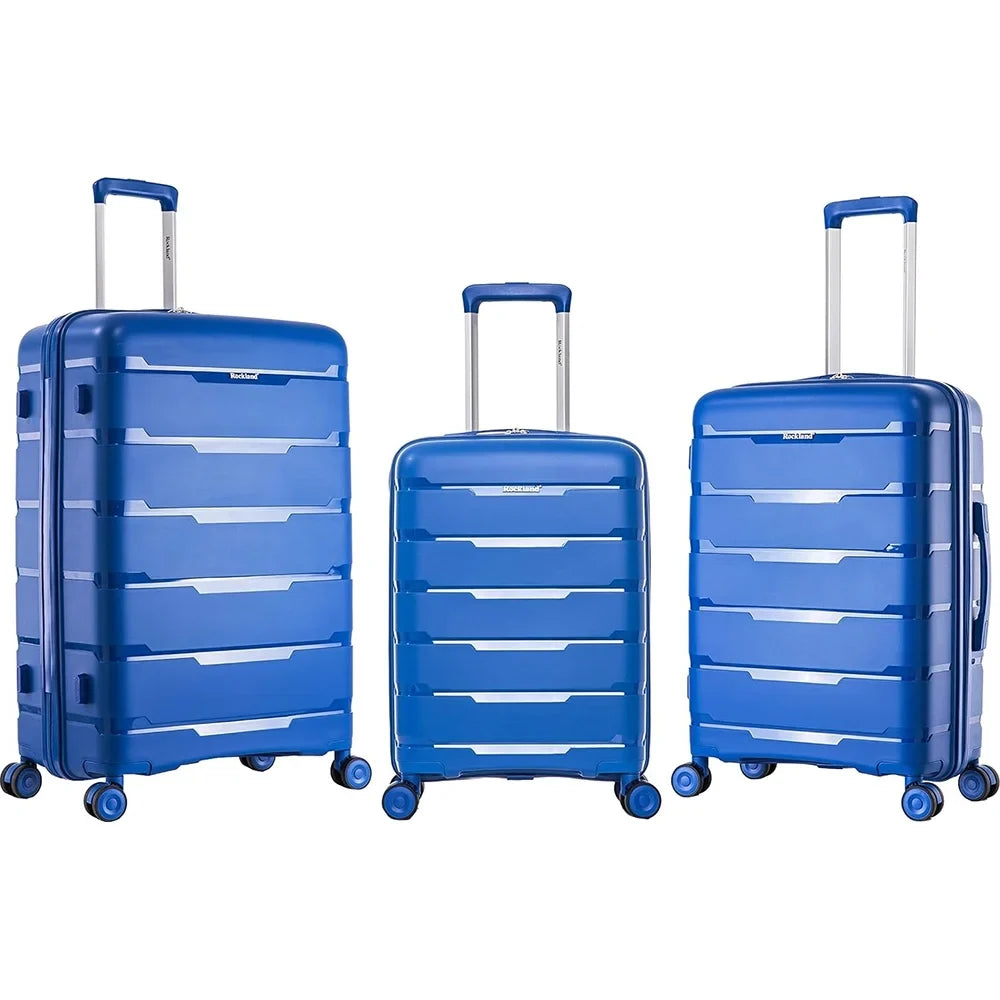 (Open Spinner Blue, 27"- Luggage, 23", Pasadena Rockland Box) Hardside 19", Wheel
