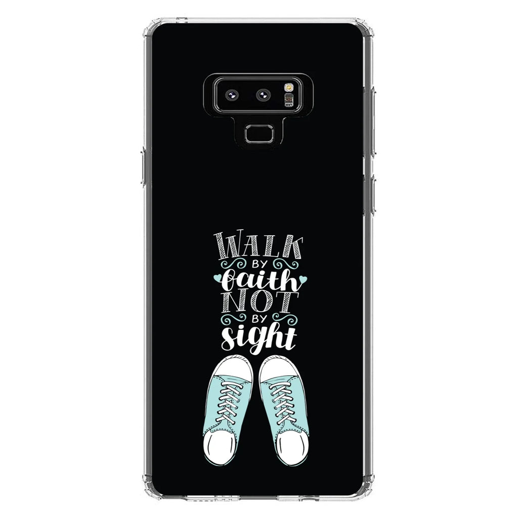 Screen Note TPU Bumper, DistinctInk Clear Acrylic Sign Not Protector Back, 9 Hybrid for Shockproof Sneakers Samsung Galaxy By Walk Case Faith Glass - Tempered - By -