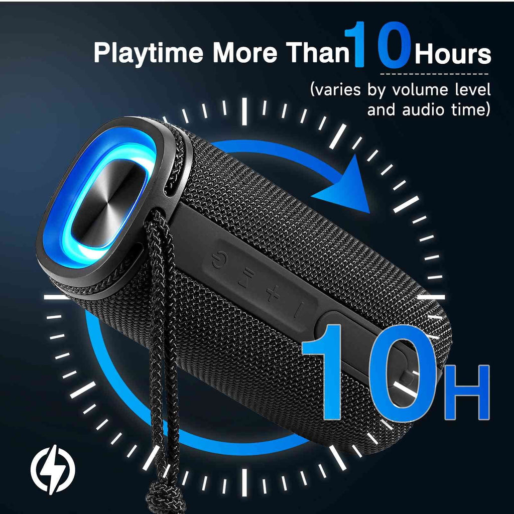 UrbanX Bluetooth Punchy - Wireless Surround Speaker 360° X808 for with True Bass, Black Pairing, Portable IPX5 W41+ HD Speakers BT5.3, Sound Speaker, Waterproof LG