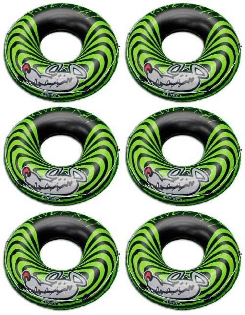 Intex 6-Pack 68209E x | Rat 48-Inch Tubes For Inflatable Lake/Pool/River River 6