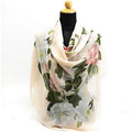 Chanel Silk Pre-Owned Muffler | Stole Large Chiffon Scarf Ladies Size Pink (Good) CHANEL