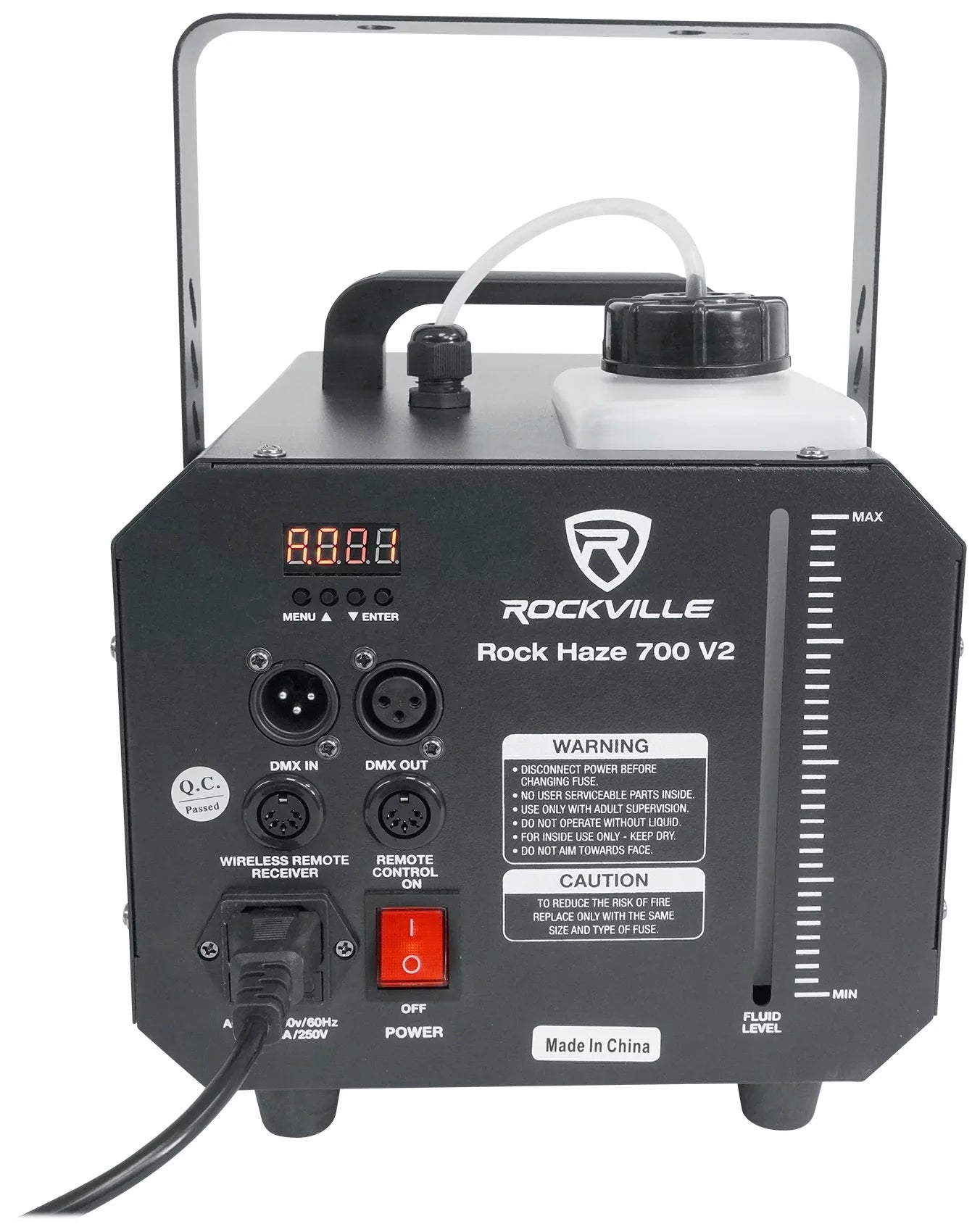 Water ROCKHAZE Haze Hazer Remotes (2) and DMX Machine 700 Based DJ/Club Rockville CFM