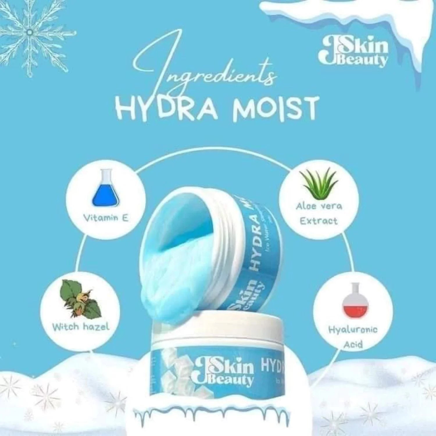 J Ice Hydra Sleeping Mask Skin Water Soap Ice & Hydra Moist Cube Beauty
