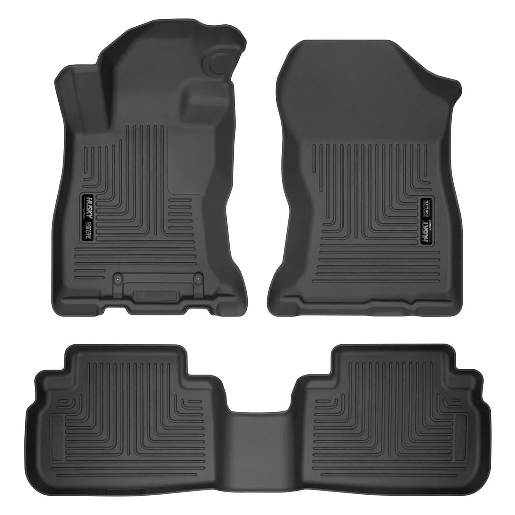 Weatherbeater Husky RealTruck Mats Row Subaru by Specific, Front for Forester, HL-95891 & 2nd Seat Floor