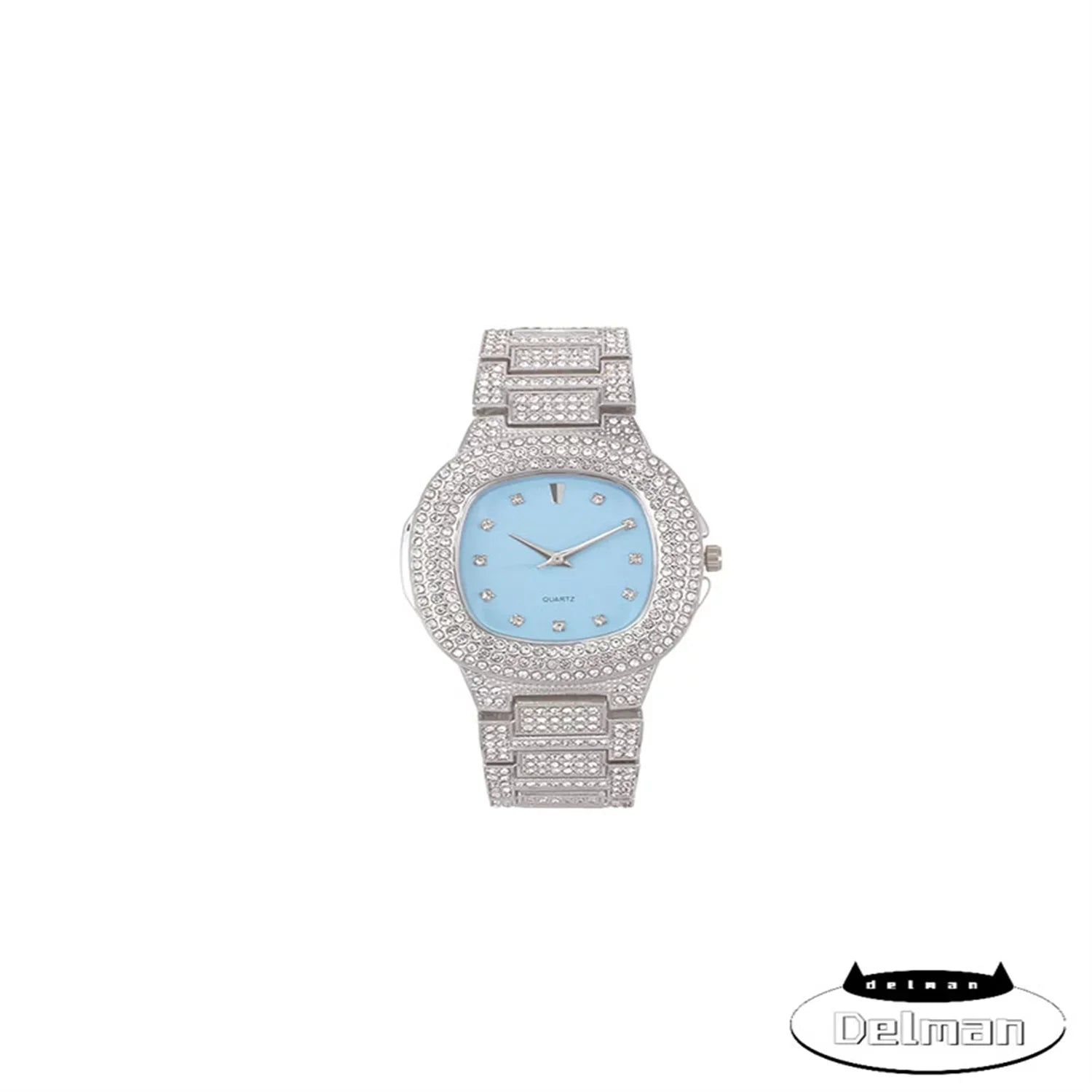 Full Out Dial Shiny 8967/ST10266 Hop Look and Bling Watch Watches Case, Diamond Nauti Designer Bling Hip Bracelet Iced