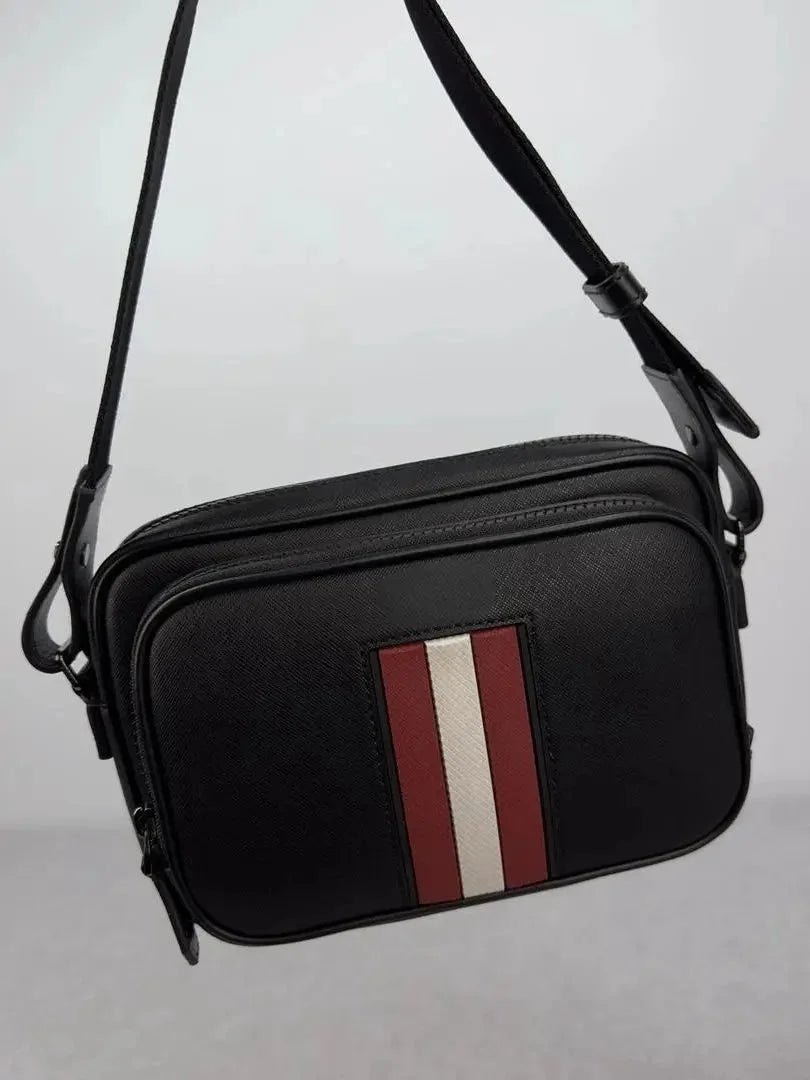 Bag Business Men's Bag Style Genuine Crossbody Bag Bag Commuter Quality Luxury Chest Shoulder Leather Casual High B Shoulder