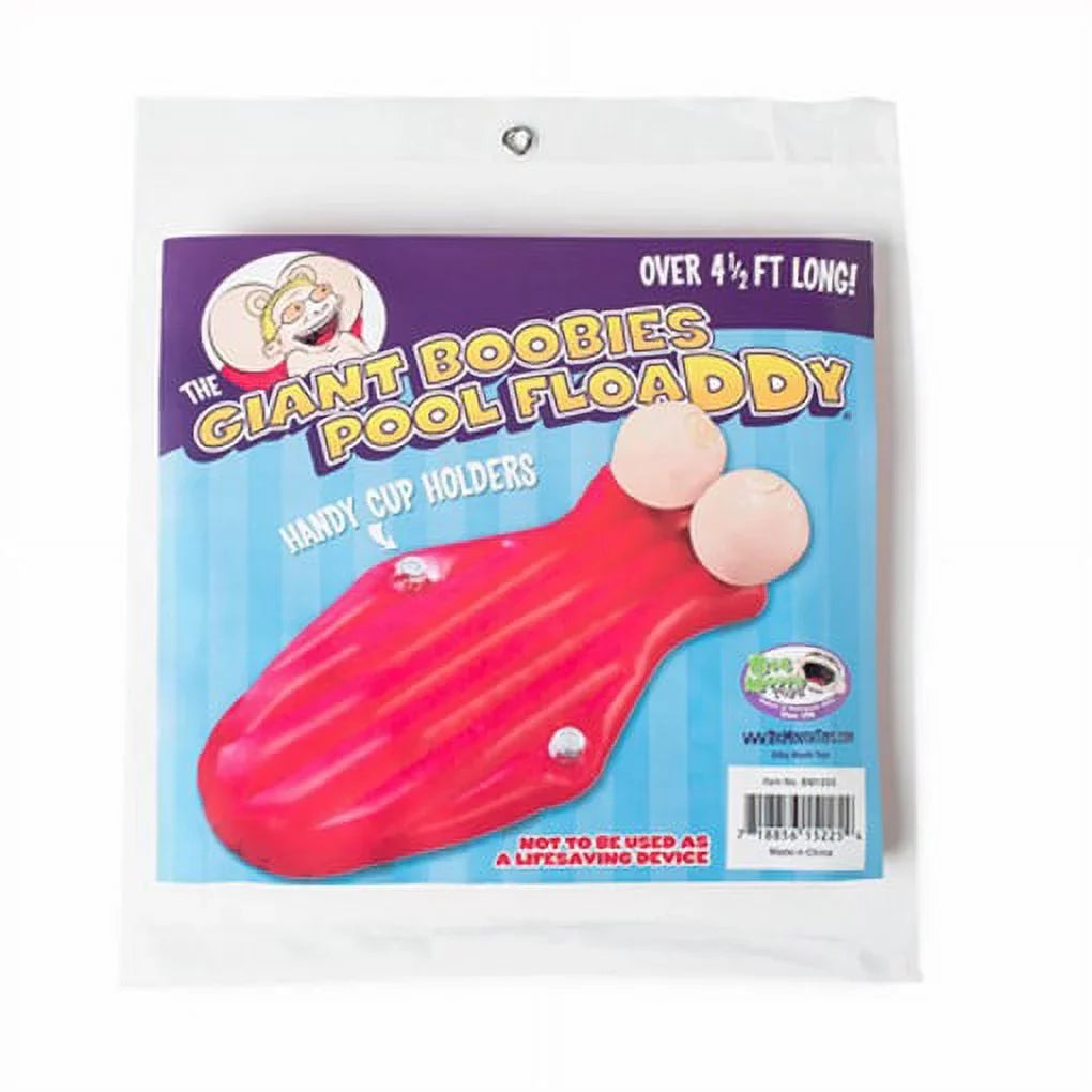 BACHELORETTE POOL FLOAT 4.5FT BIG HOLDERS MOUTH GIANT BACHELOR PARTY BOOBIES CUP