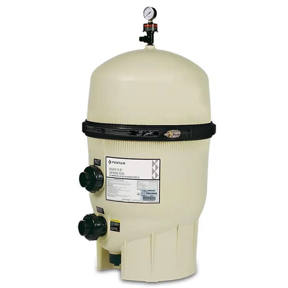 Tank Sq 188594 Pentair Quad Pool Ft 160GPM Cartridge 100 Swimming Filter DE