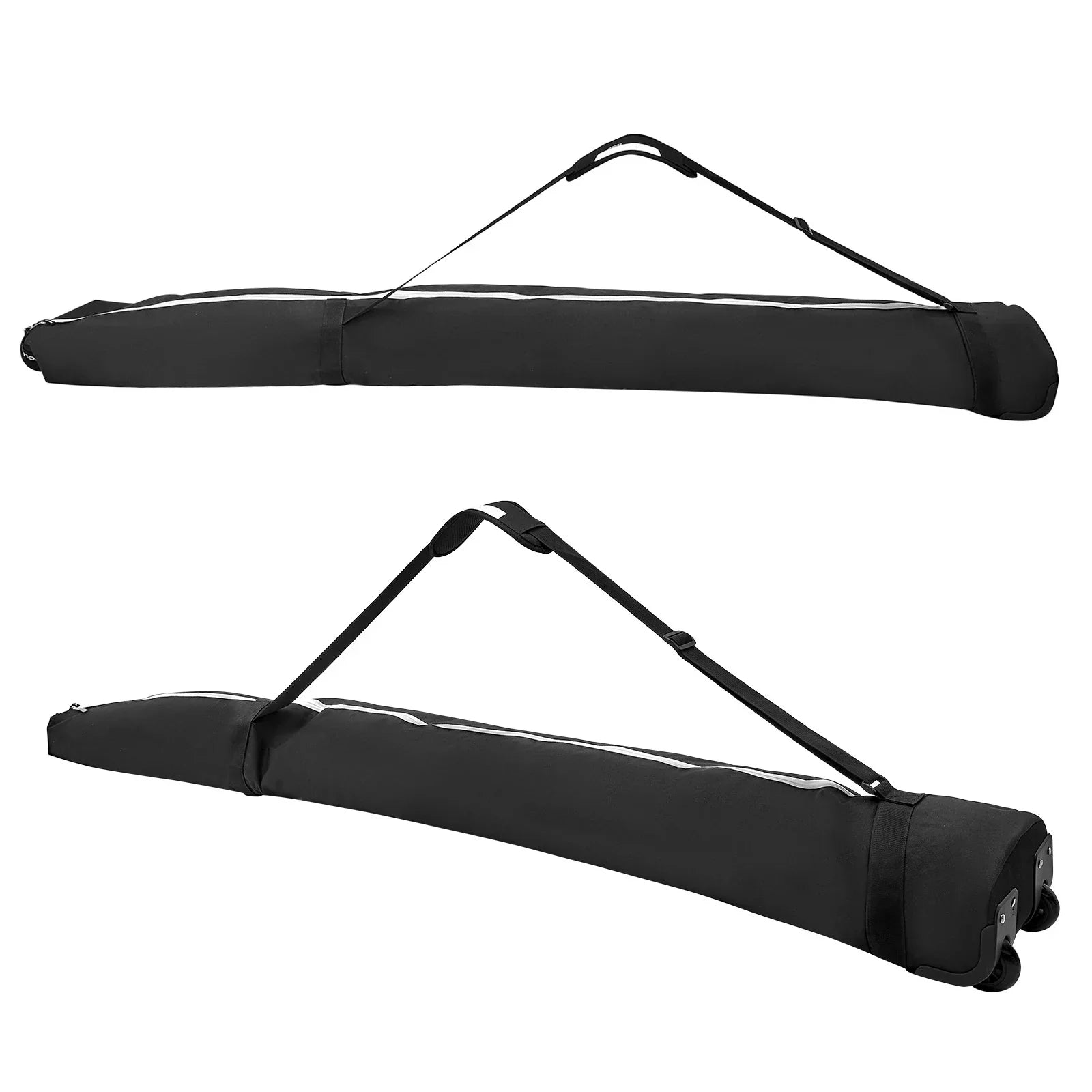 Waterproof Roller ammoon Ski Wheels Bag for Winter with Storage Snowboard Equipment Bag Durable