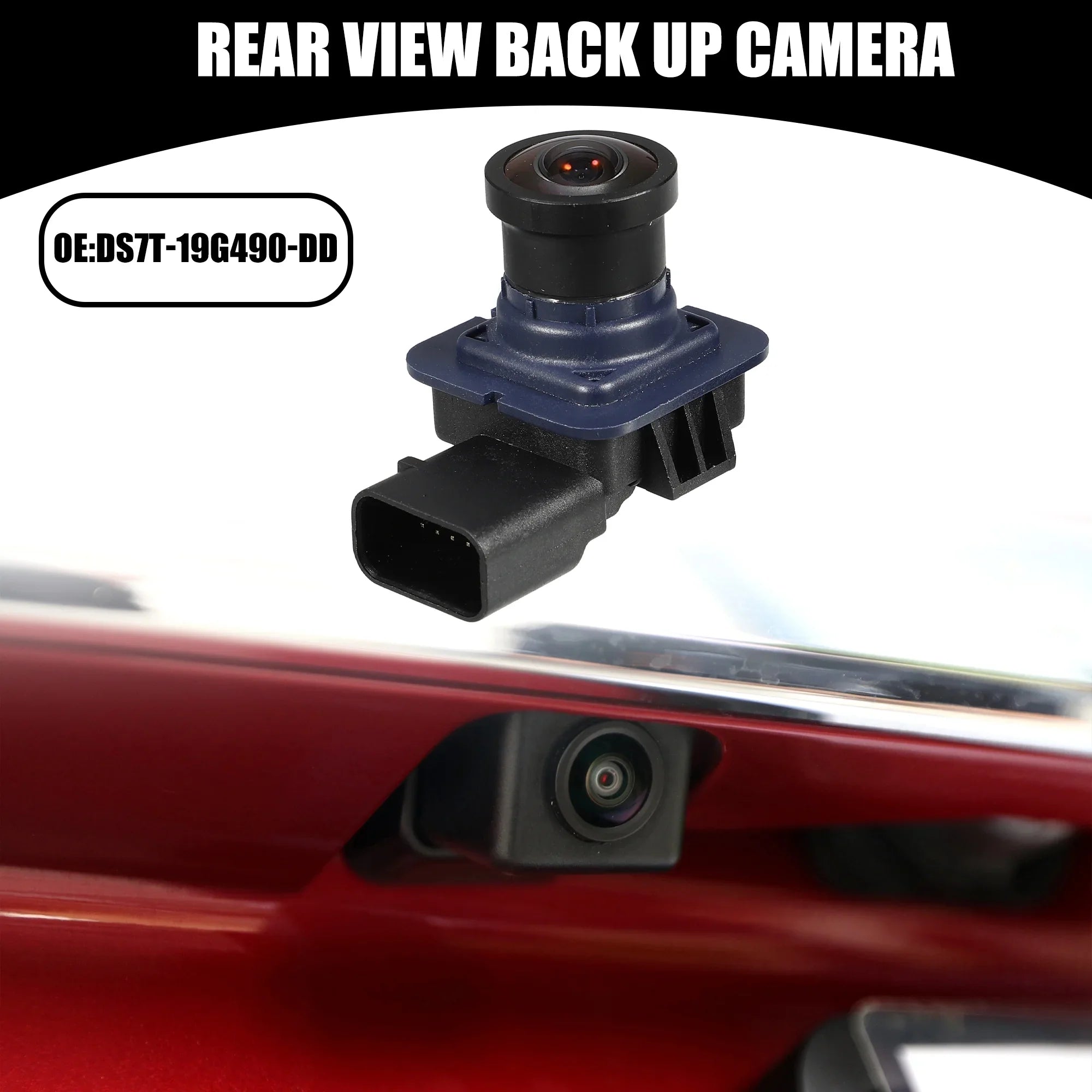 Back Up Car Rear View for V6 3.5L Camera No.GA8Z-19G490-A Ford Gas Flex 2013-2019 -
