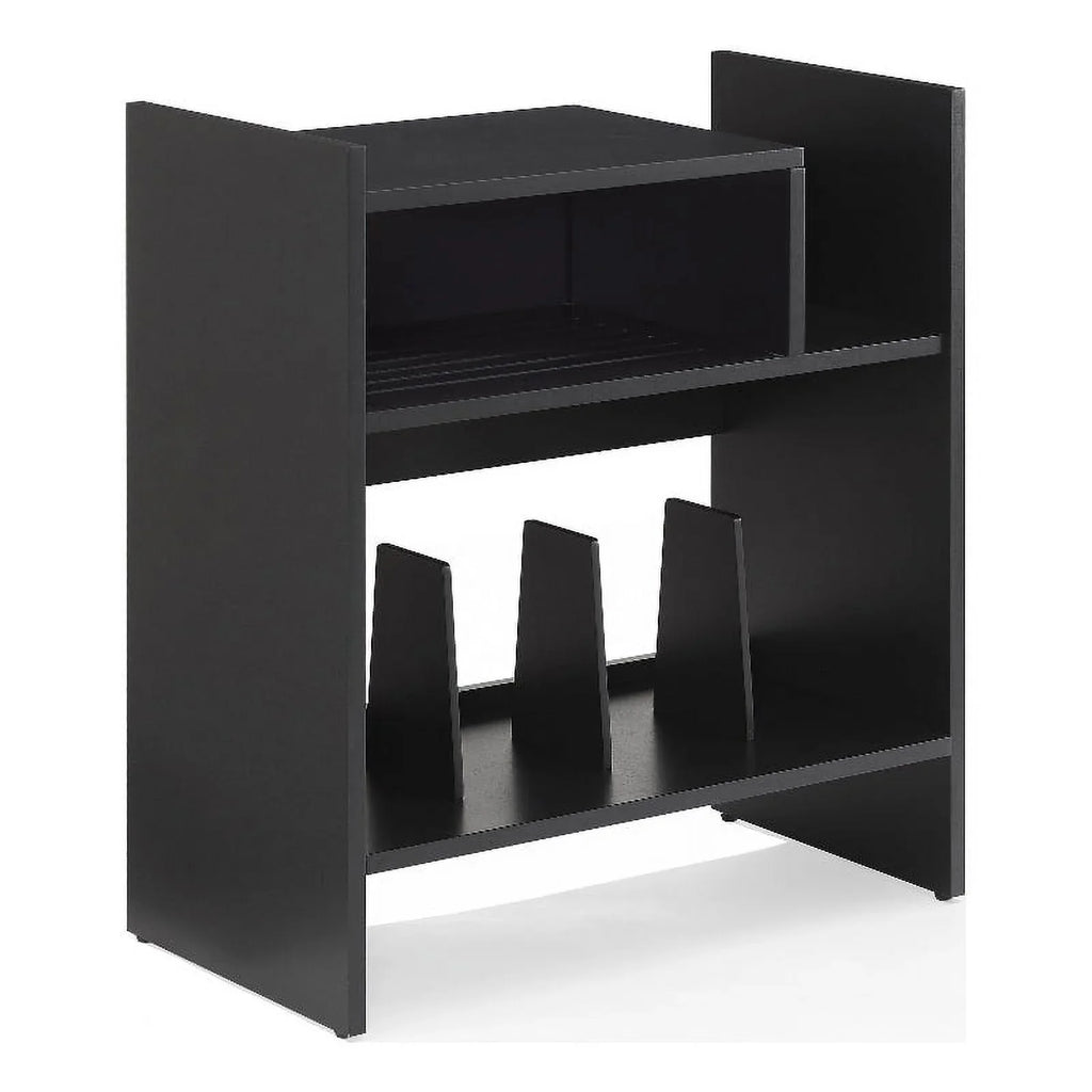 Tv Furniture Portland Console Record Stand Center, Entertainment Crosley and Media Vinyl Storage