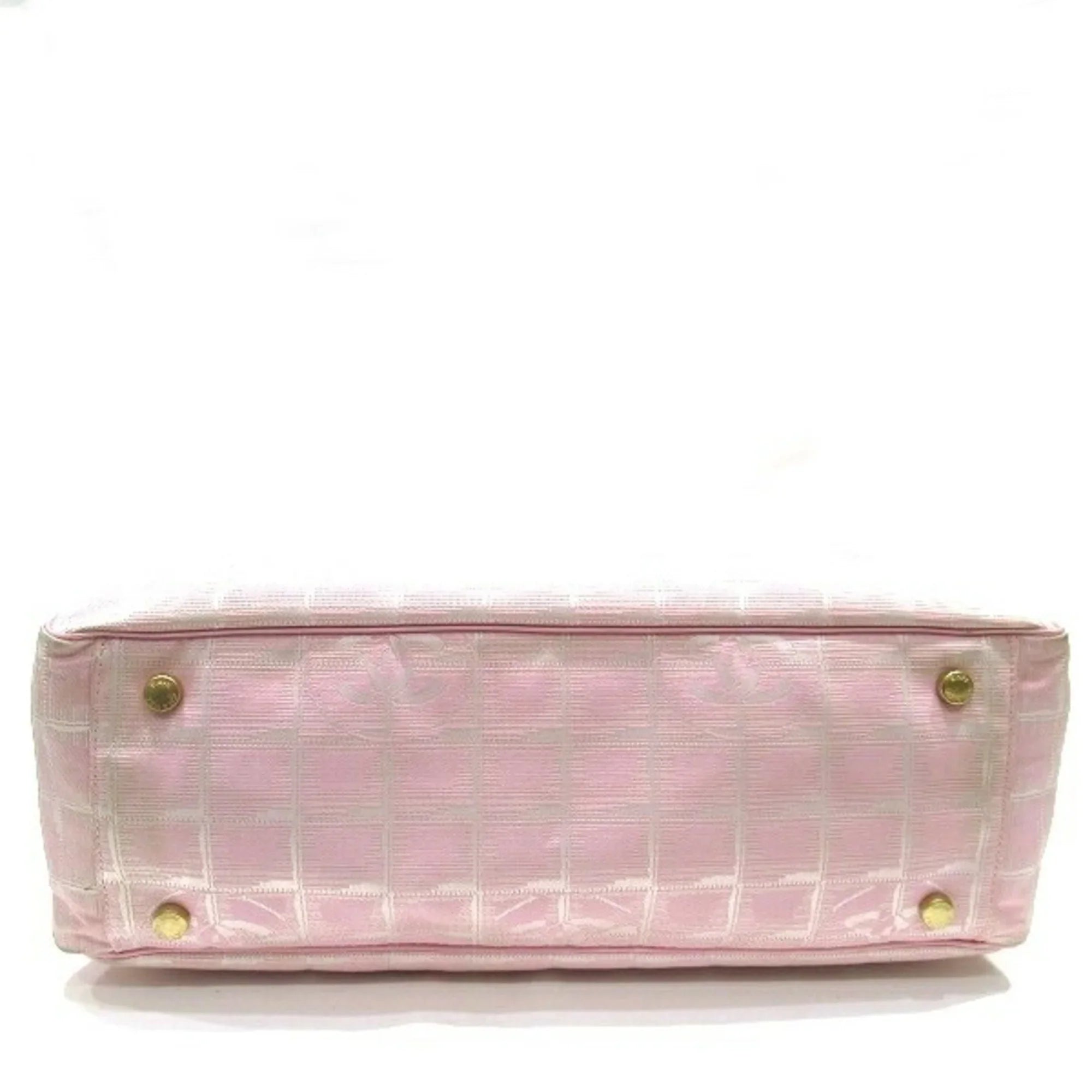 Tote A15825 (Good) Pink Bag New CHANEL Travel Pre-Owned Women's GM