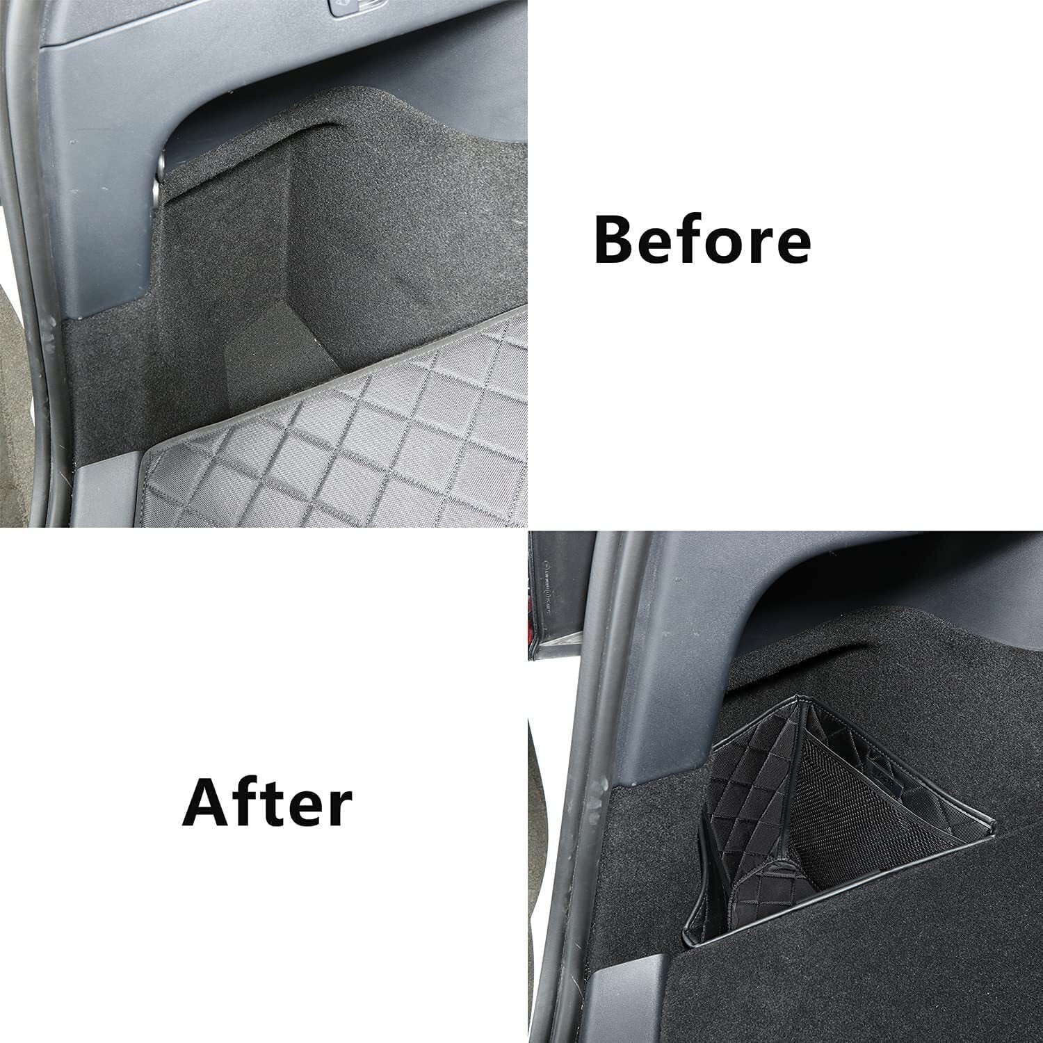 Trunk Pair, Organizers, Y Model Tesla Storage Rear Pocket 2020-2023