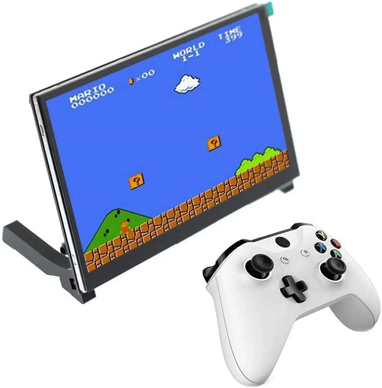 1024x600 Raspberry Monitor with 3B+/4B HD IPS Compatible with HDMI Drive-Free Display LCD Stand-H Treedix Touchscreen HDMI Pi 7 Display Monitor inch