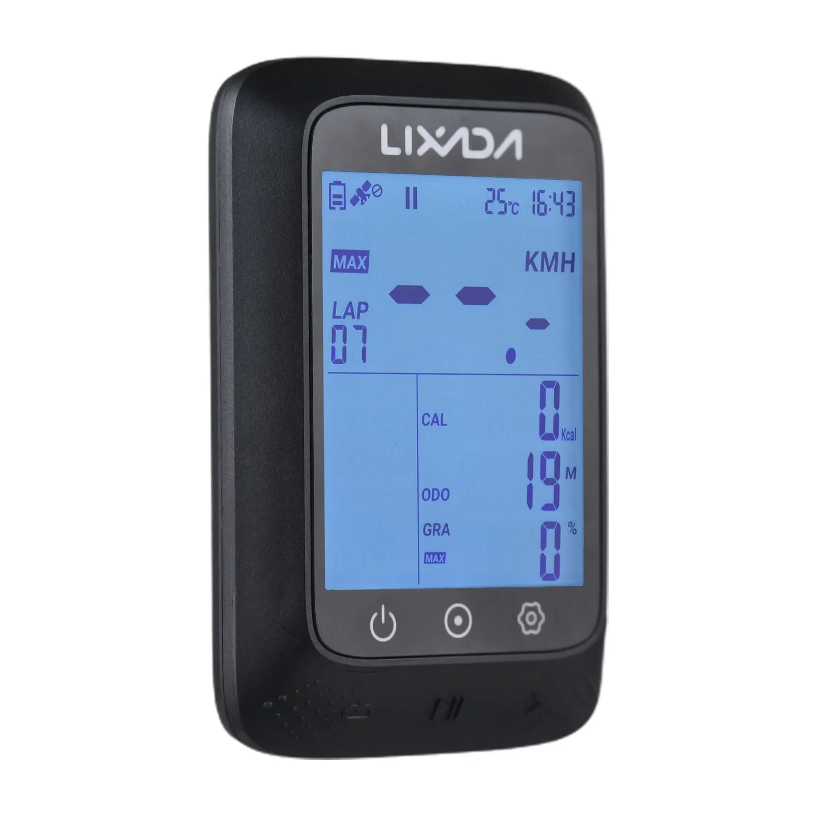 and Support with BT APP 2.3in Sensor Wireless ANT+ Computer Connectivity, Waterproof Altitude Gradient, GPS Aibecy Strava Bike