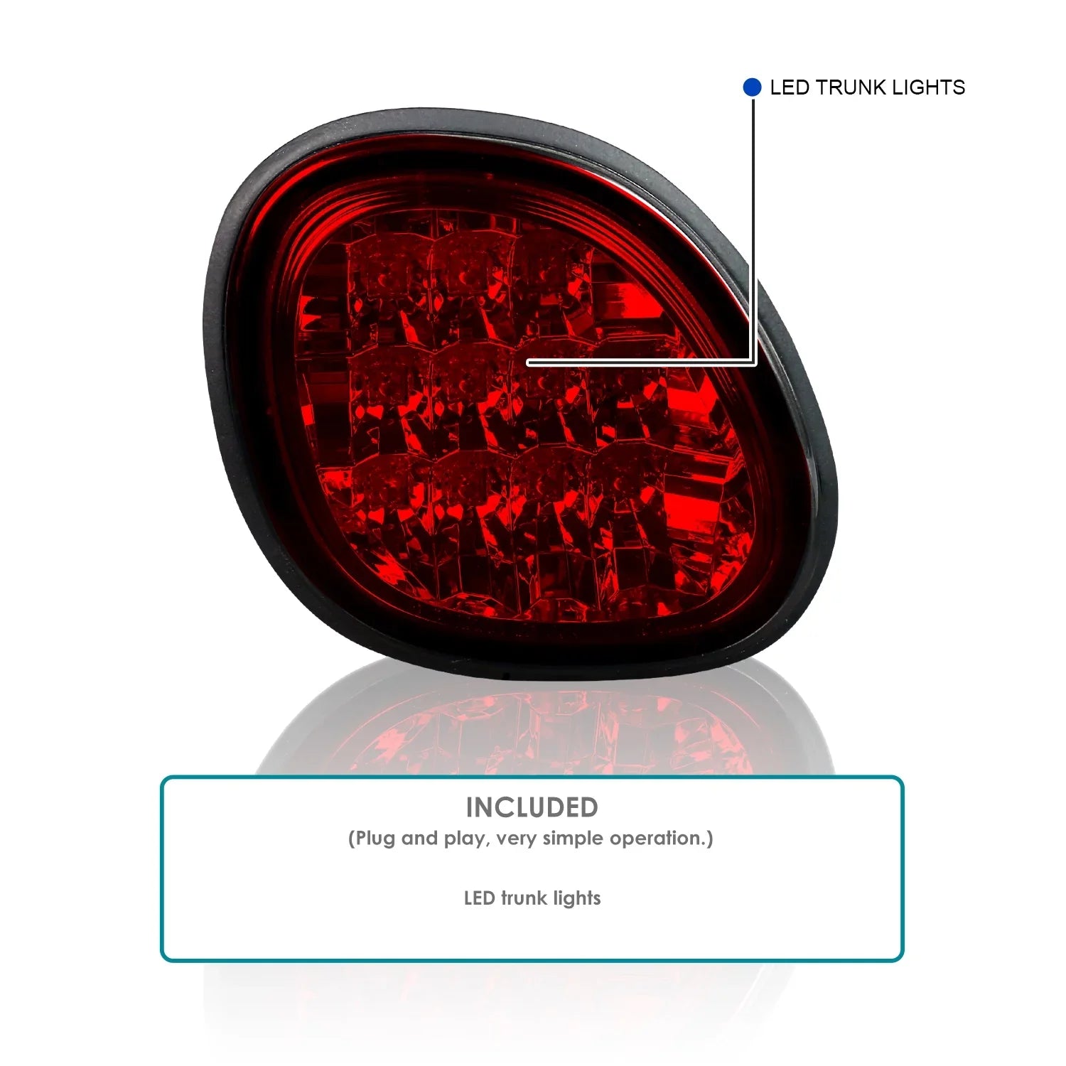 Red 1998-2005 Tail Tuning Left Lights Assembly Lexus LED Lens Compatible + Clear GS300/GS400/GS430 Right with Spec-D Pair