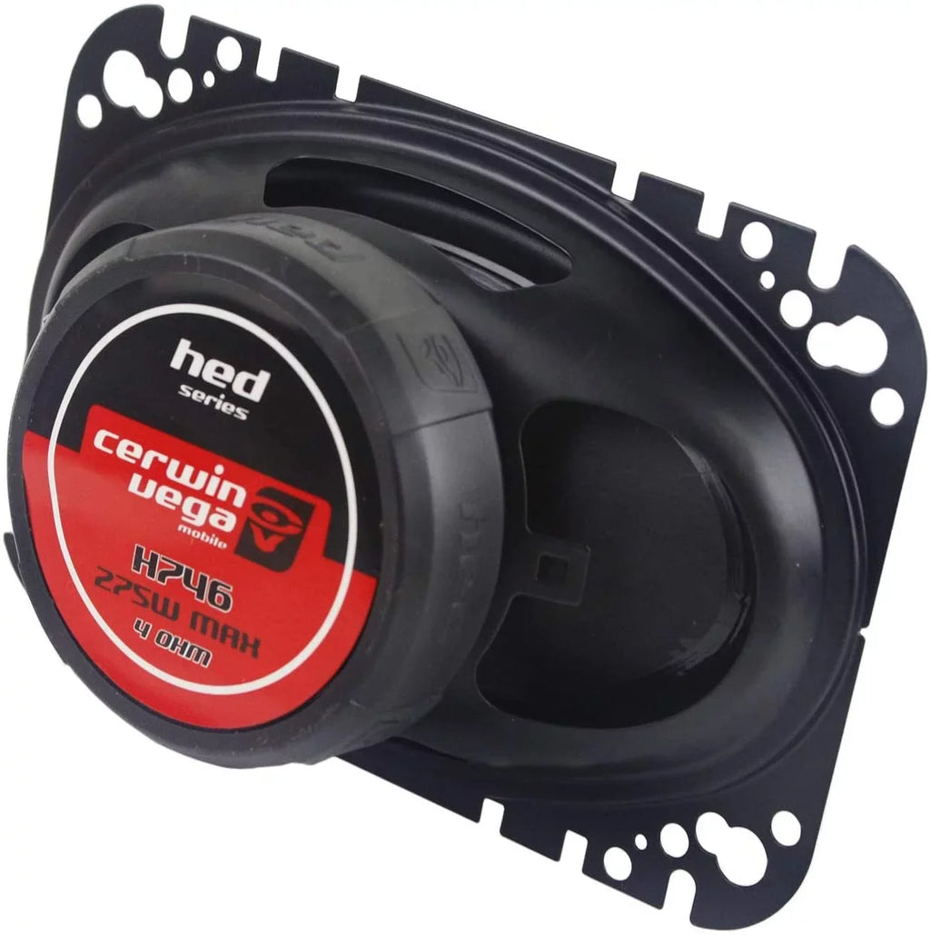 x CERWIN-VEGA 2-Way MOBILE Speakers 6", (4" max) Watts Series 275 HED(R) Coaxial H746