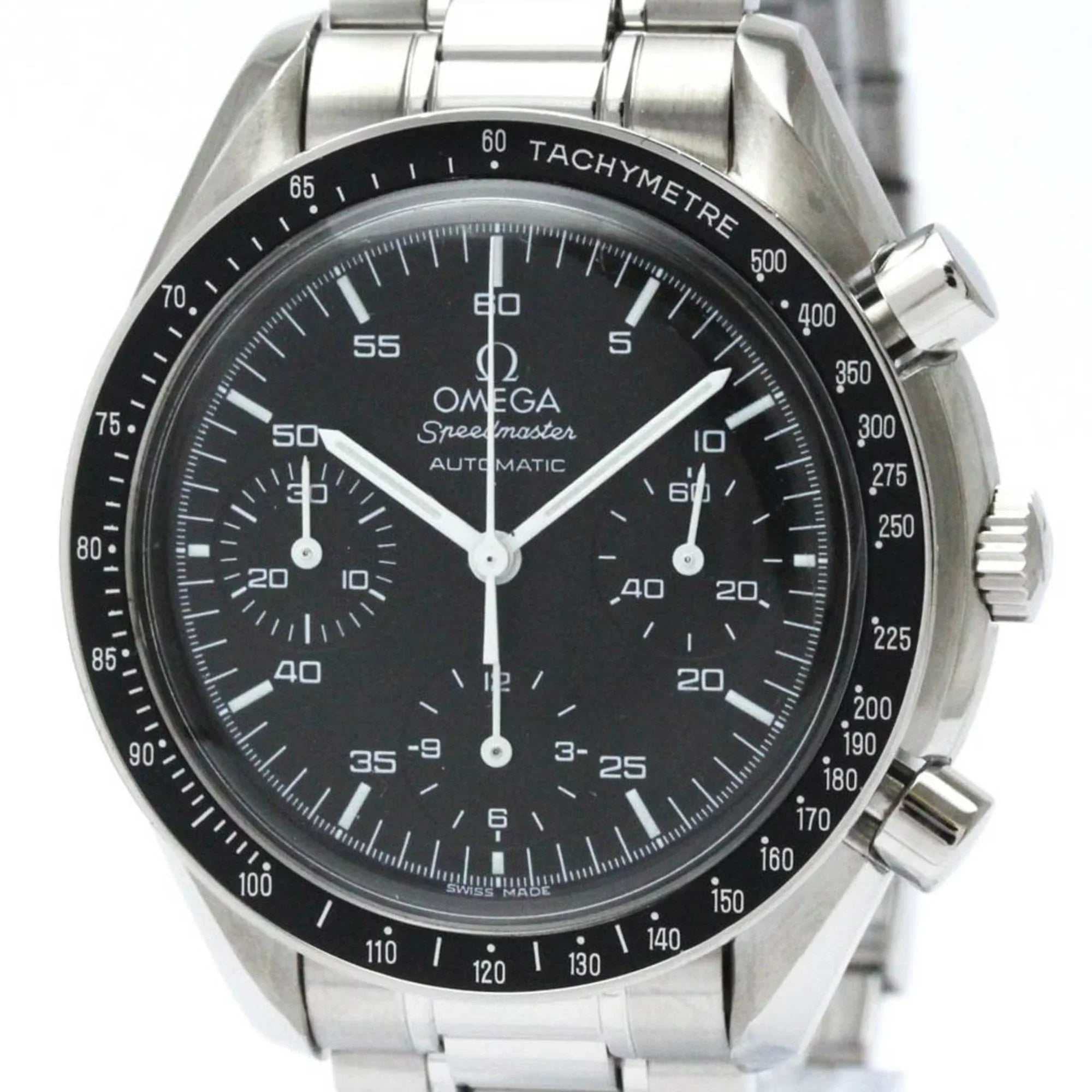 3510.50 Polished Steel Pre-Owned Mens (Good) Watch Automatic BF566753 Speedmaster OMEGA