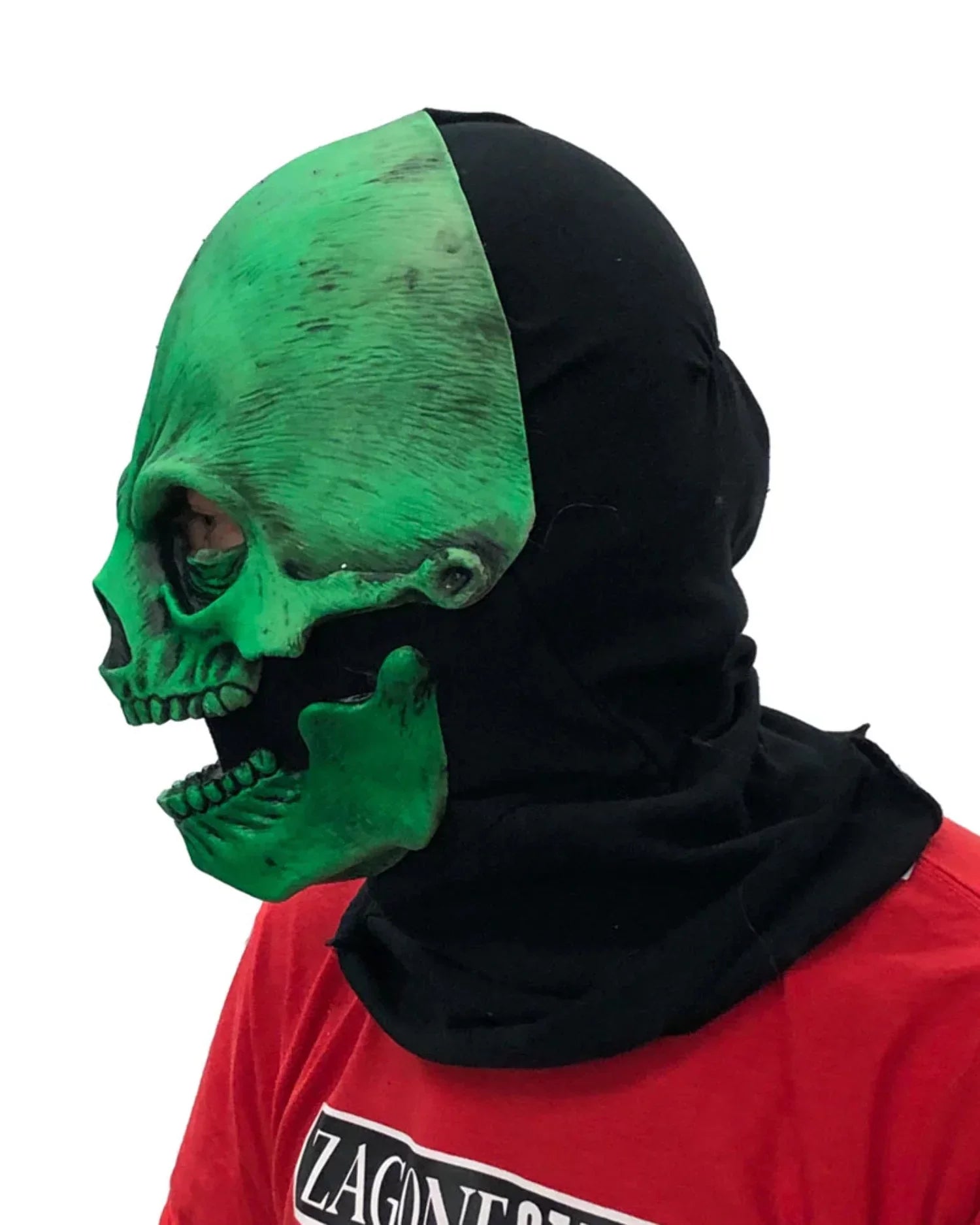 Uv Sock Skull Mask Green