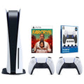 Cry Playstation White Surge Console FPS Kit Grip Extra Sony Precision 6 and Far With Version with Rings Controller, Bundle 5 Disc Aiming