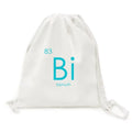Table Period Backpack Canvas Chestry Shopping Mesh Reusable Bag Metals Bi Poor Drawstring Elements Bismuth