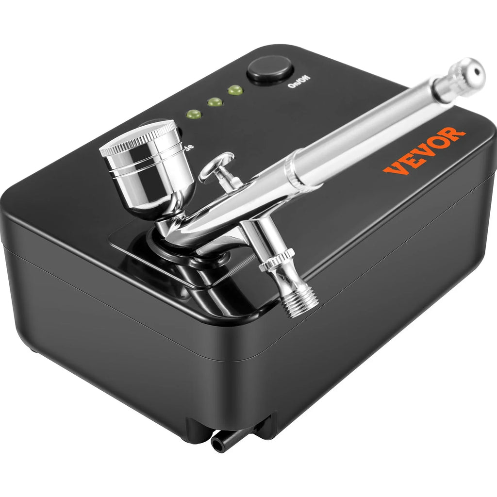 Portable Art w/ Feed Tattoo Kit, Airbrush with Gravity Cookie SKYSHALO Multi-purpose Compressor, Kit Airbrushes, Airbrush System Makeup Set Dual-action Airbrushing Nail