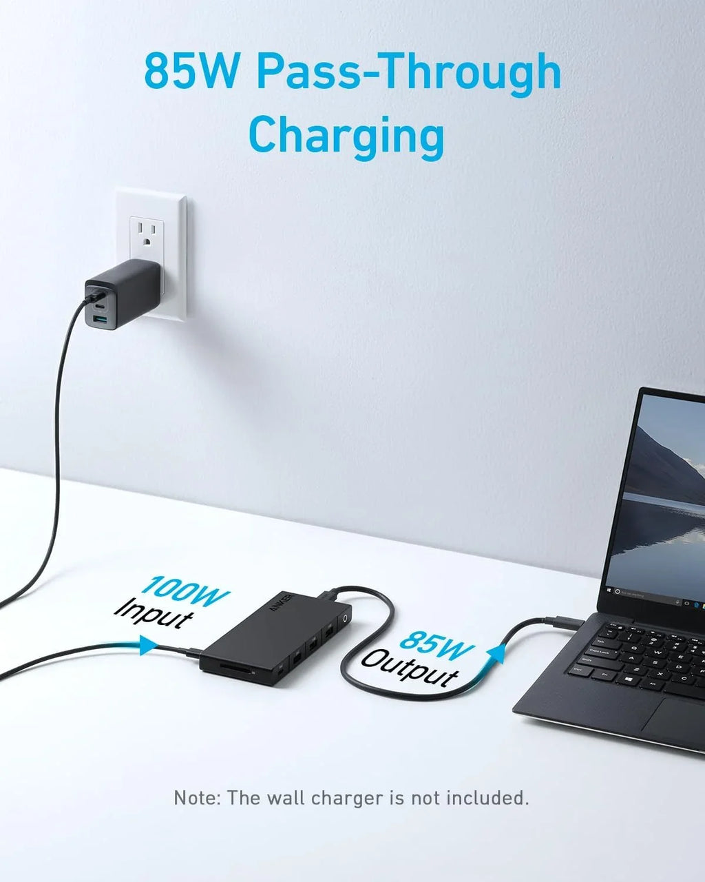 and USB-C Dual 4K Laptop, HDMI) Power Dell Dual Slot 100W Ports, (10-in-1, 4K for Anker Ethernet SD HDMI USB and Max C ThinkPad, with Ports, Data More USB-A Delivery, 364 Card Hub 4 and