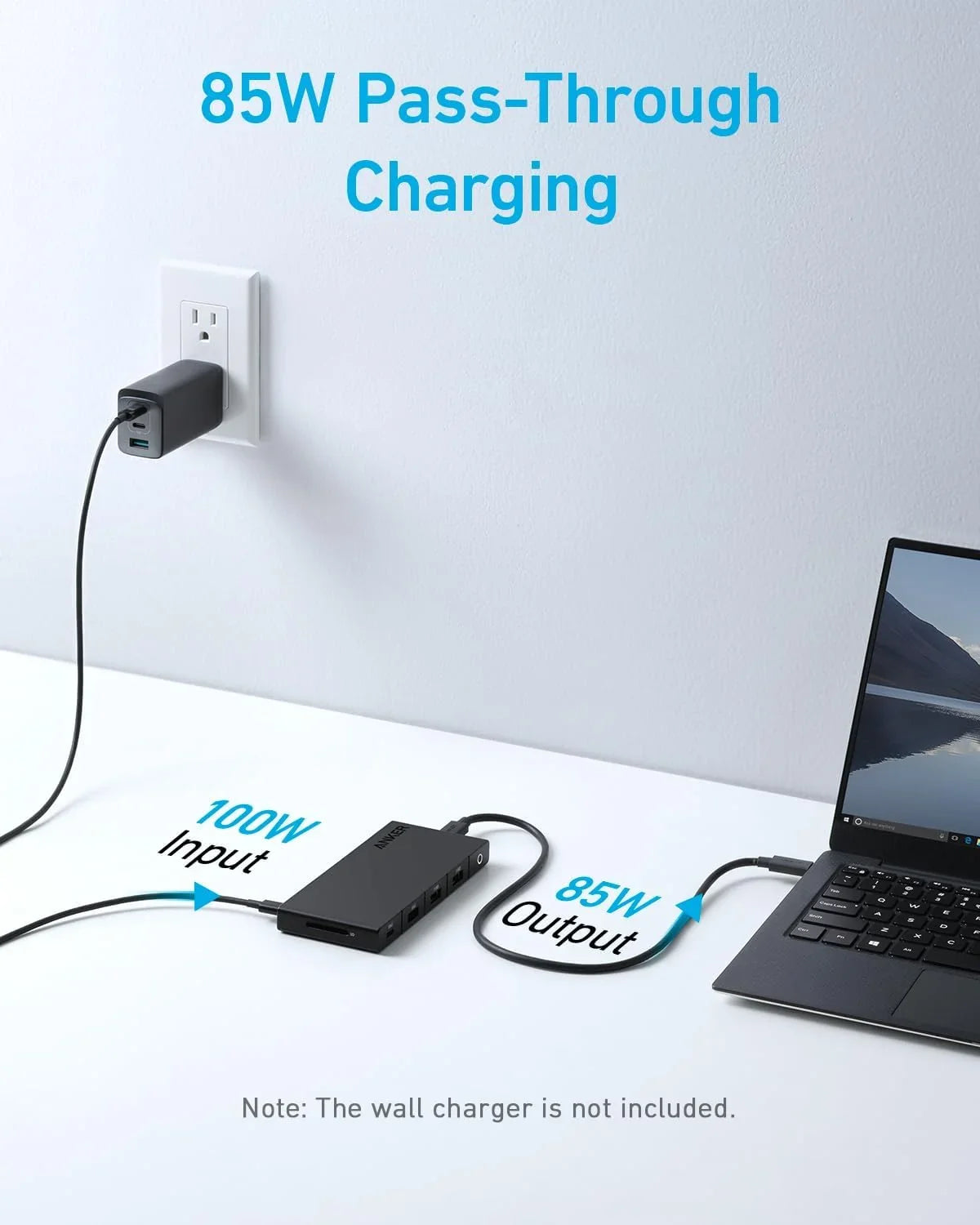 and USB-C Dual 4K Laptop, HDMI) Power Dell Dual Slot 100W Ports, (10-in-1, 4K for Anker Ethernet SD HDMI USB and Max C ThinkPad, with Ports, Data More USB-A Delivery, 364 Card Hub 4 and