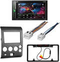 Digital 6.2" Camera/Installation WVGA Bluetooth/Backup Stereo DVD/CD Double KIT4907 for Kit/in-Dash Touchscreen Pioneer Receiver DIN Bundle AM/FM Car W/ with Nissan 2004-2005 Titan Media