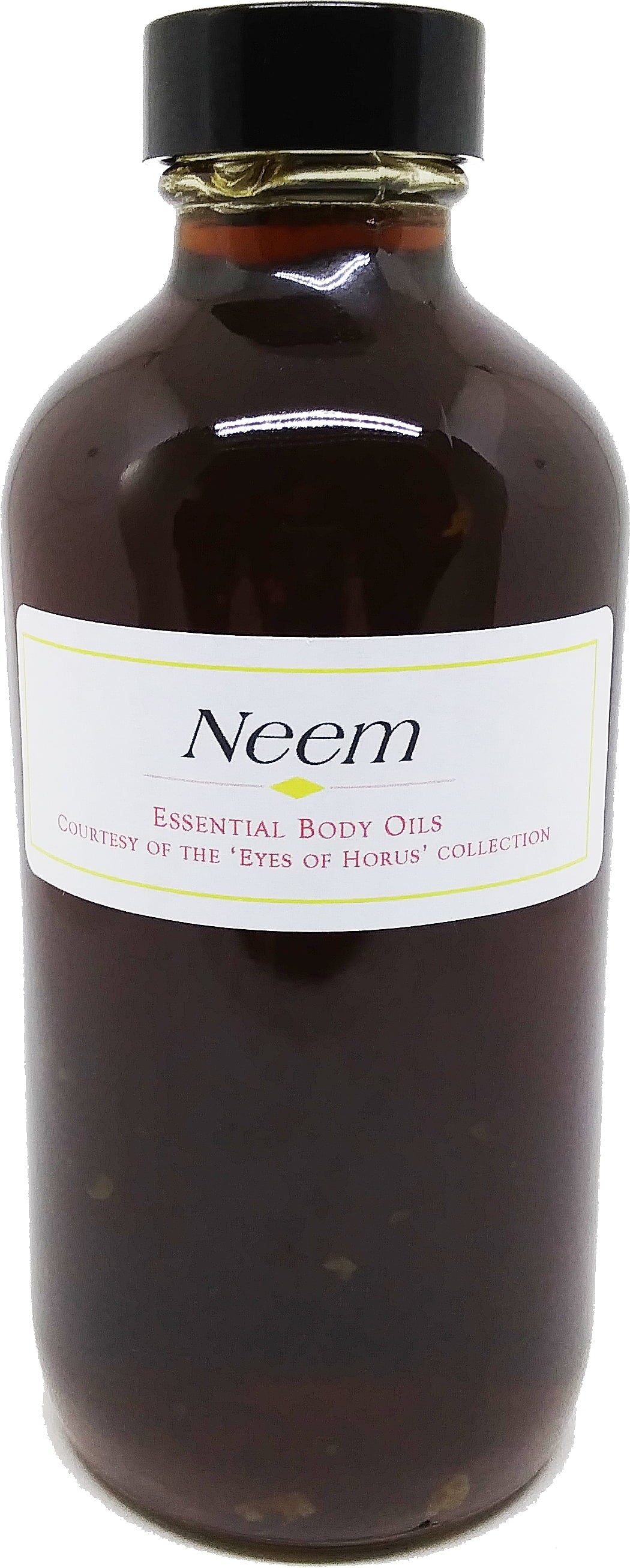 Essential Dark Clear Glass 8 Neem - Cap Cold Pressed Brown [Regular - Pure 100% oz.] Oil -