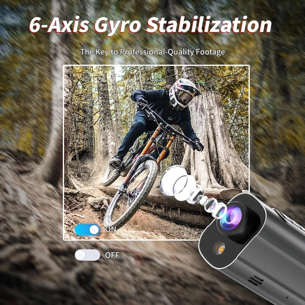 with DV Sport Light Riding Action Bike Motorcycle Led 5K WiFi Helmet Bicycle Camera Drive Recorder Anti Road Shake Camera