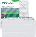 (5-Pack) Filters Filterbuy Pleated HVAC AC Air Furnace 13 MERV 25x25x4