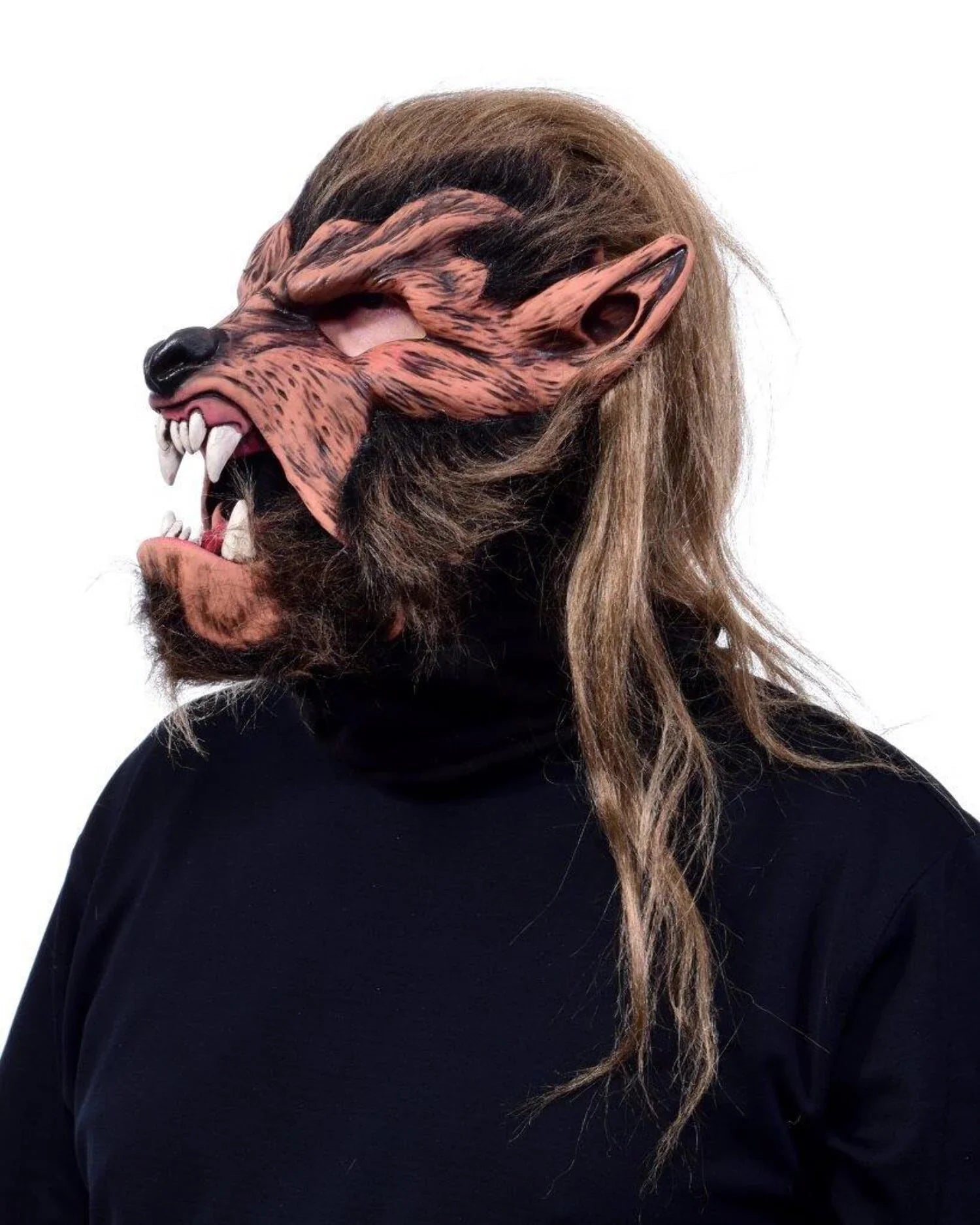 Lone Latex Mask Standard - WMU Wolf -