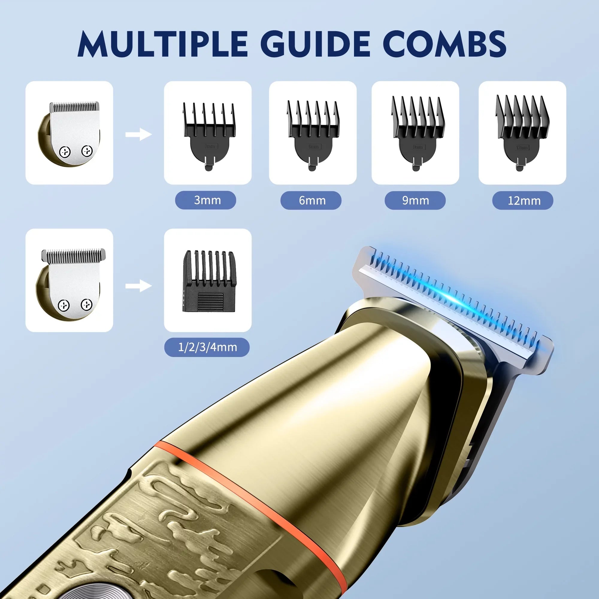 Men's Grooming Kit Boyfriend Husband Shaver, & Clippers, Ear with Body 5 Hair IN Nose Cordless 1 Haircut Beard Electric for LED Trimmer Facial Display Rechargeable Father