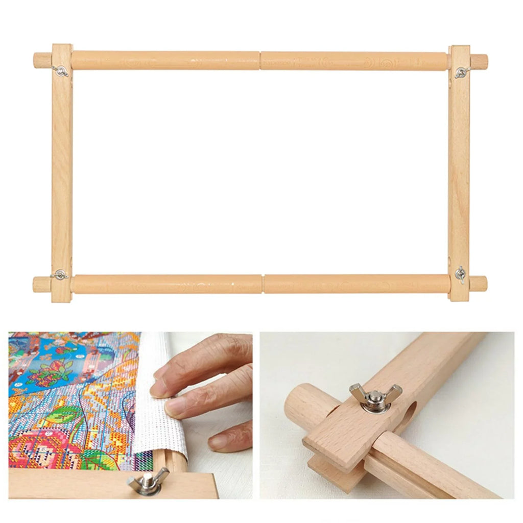 Tapestry Quilting Embroidery 1X Stitch Holder Cross Hoop Frame Scroll