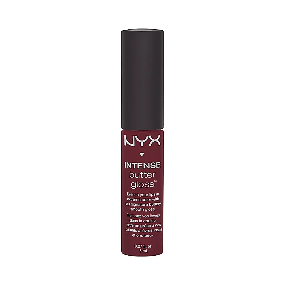 Cherry Makeup Nyx Butter Professional Gloss, Black Intense