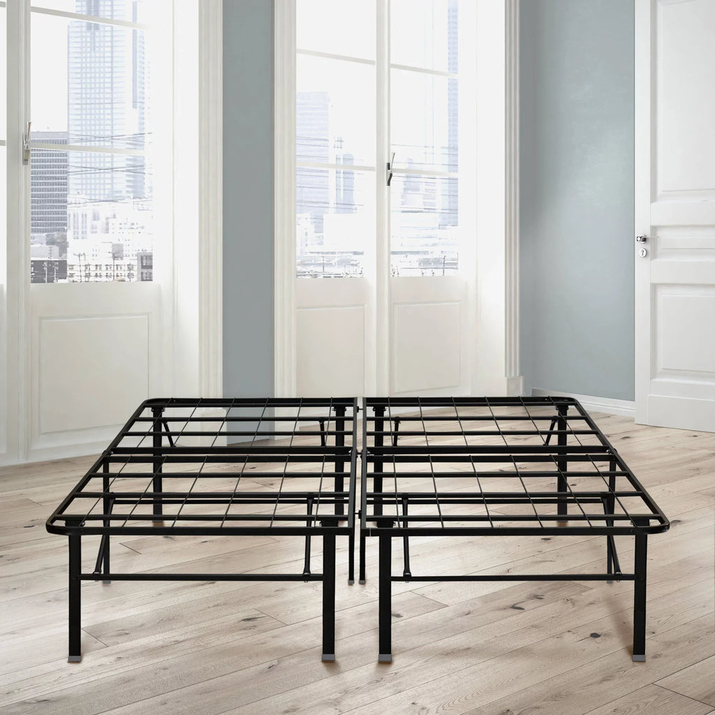 plus Hybrid 10" Sizes 18" Multiple Mattress Set, Bed Contura Platform Premier Frame