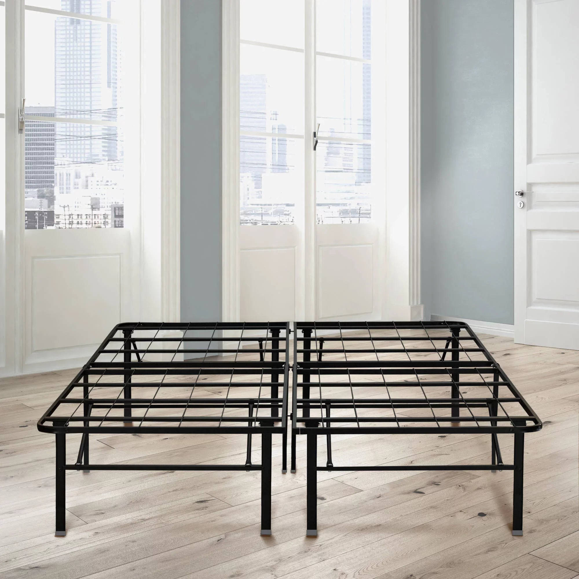 plus Hybrid 10" Sizes 18" Multiple Mattress Set, Bed Contura Platform Premier Frame