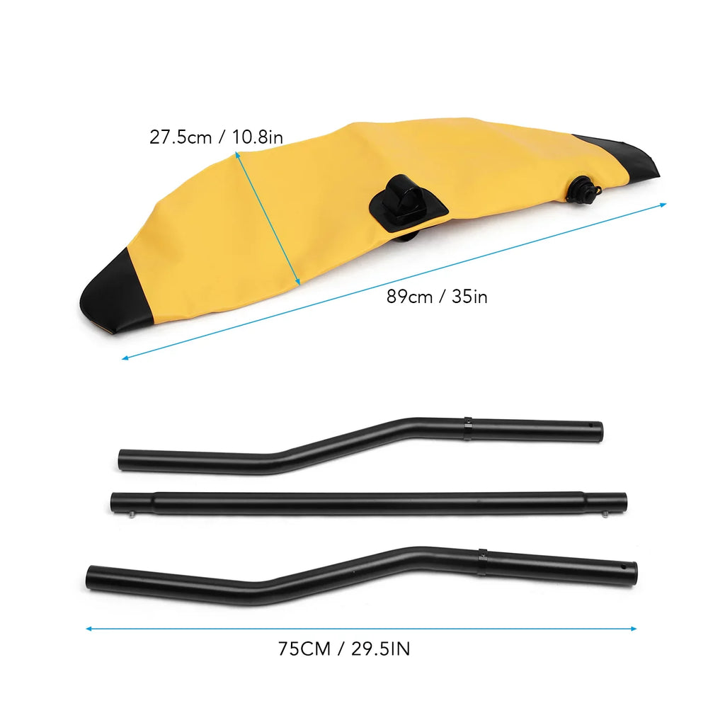 Kayak Stabilizer Float Float Kayak Fishing for GoolRC Arms for Standing Float, and Rod, Stability Kit, Inflatable Outrigger PVC Fishing Sidekick Ultimate System Expeditions Perfect Support,