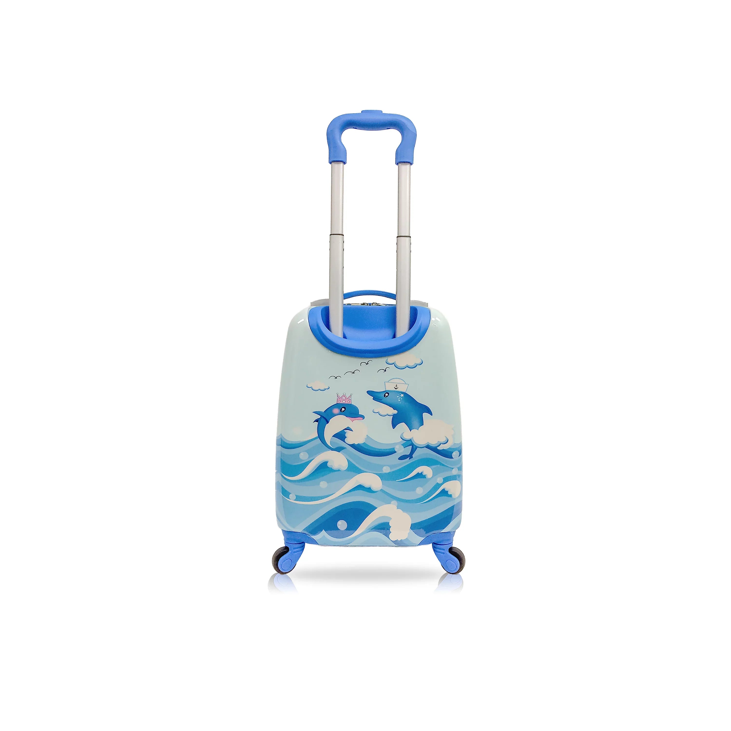 on for Lightweight Luggage Kids Carry Wheels Chirpy Hardside 18" Dolphin Tucci With Kids Suitcase