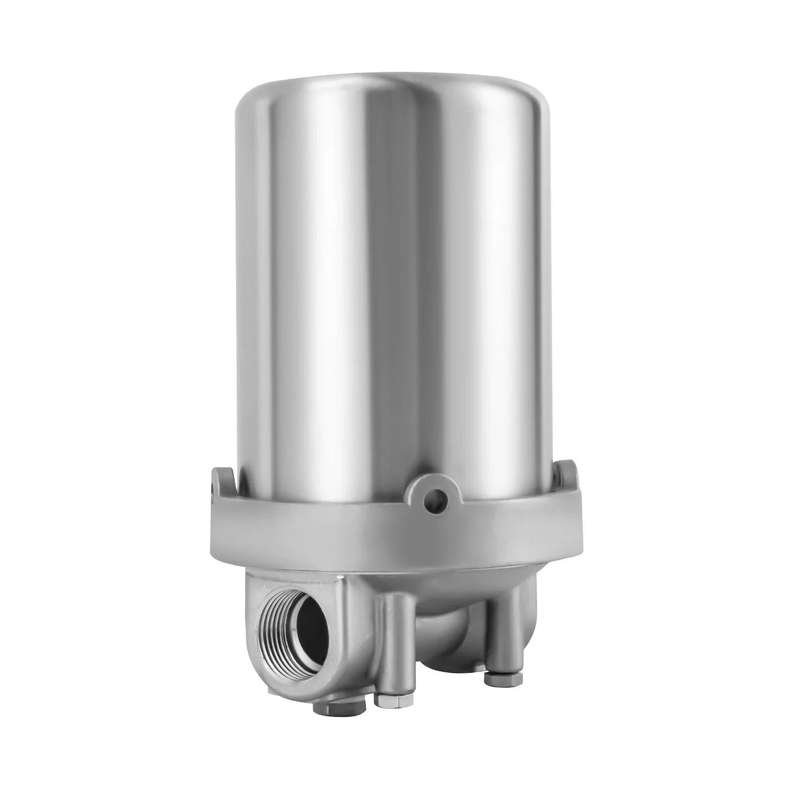 Stainless Inlet and Bracket Wrench Filter Filter Shell Steel Stainless Filter Steel inch with Housing Duty Shell Heavy Outlet Silver 3/4 Pin Water Filter Water and 5 inch NPT Water Miumaeov
