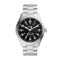 Stainless Defender Steel Fossil Men's Solar-Powered Watch