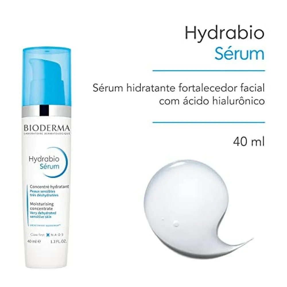 Moisturising Facial 1.3oz Skin Bioderma Hydrating Hydrabio for Sensitive Serum Serum Dehydrated Serum