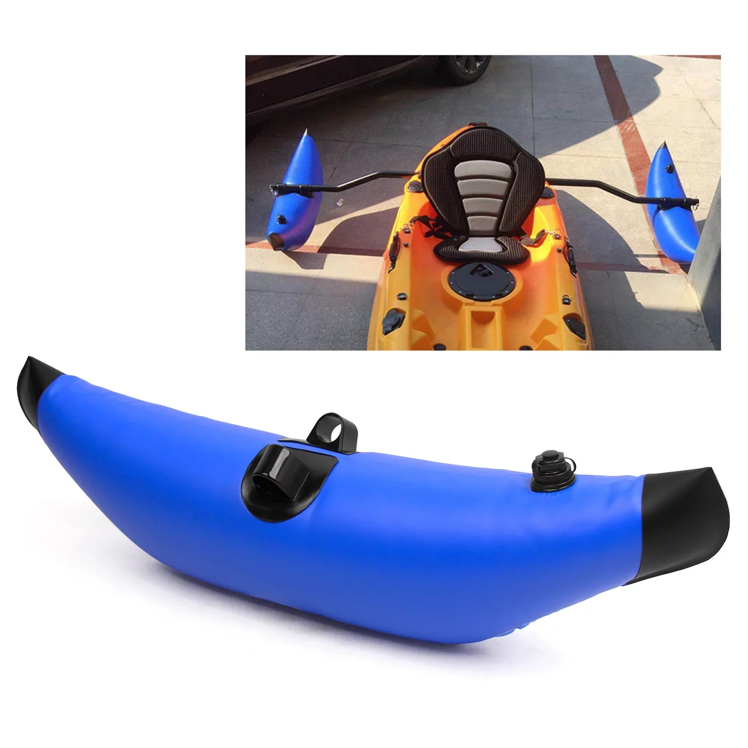 Kayak Stabilizer Float Float Kayak Fishing for GoolRC Arms for Standing Float, and Rod, Stability Kit, Inflatable Outrigger PVC Fishing Sidekick Ultimate System Expeditions Perfect Support,