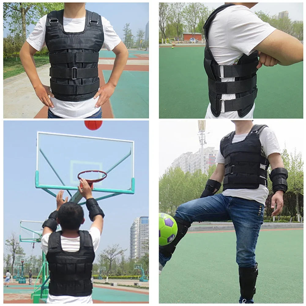 Jacket, Load, - Oxford Weight Weighted Nebublu Vest Max. Strength Training Cloth Adjustable 50kg
