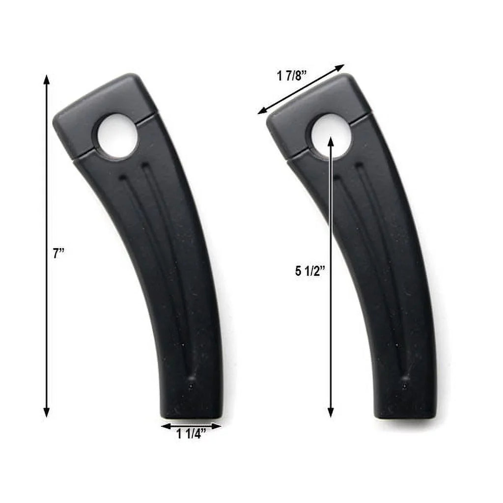 Krator Handlebar with Risers FZR 750 Compatible 5.5" Pullback 400 1000 Black Bike Yamaha 7/8" 600