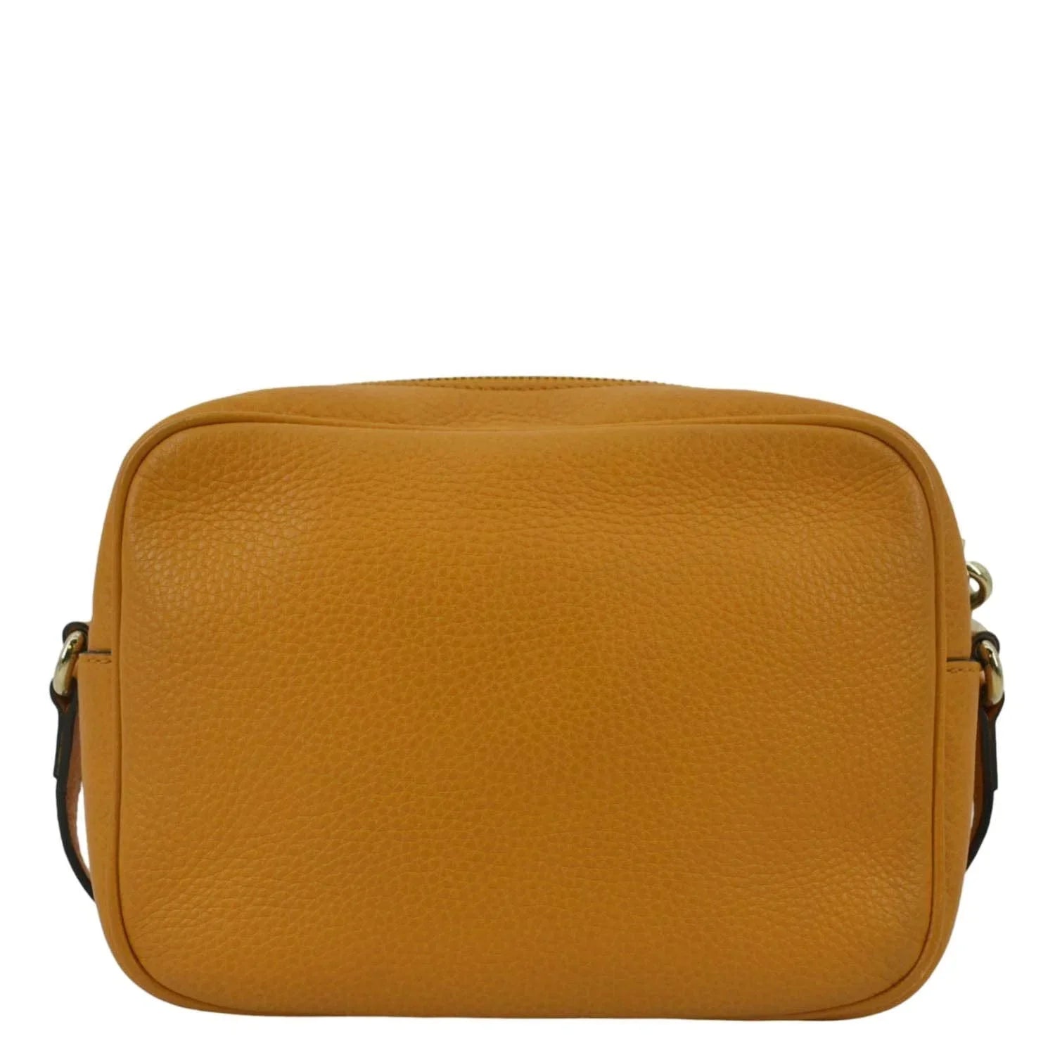 Bag GUCCI Orange Camera Soho 308364 Crossbody Pre-owned Disco Leather