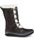 Round Insulated Blizzard COLLECTION Waterproof JOURNEE Boots Lined Snow Fleeced Gray Lace-Up 11 Toe Two-Toned Womens