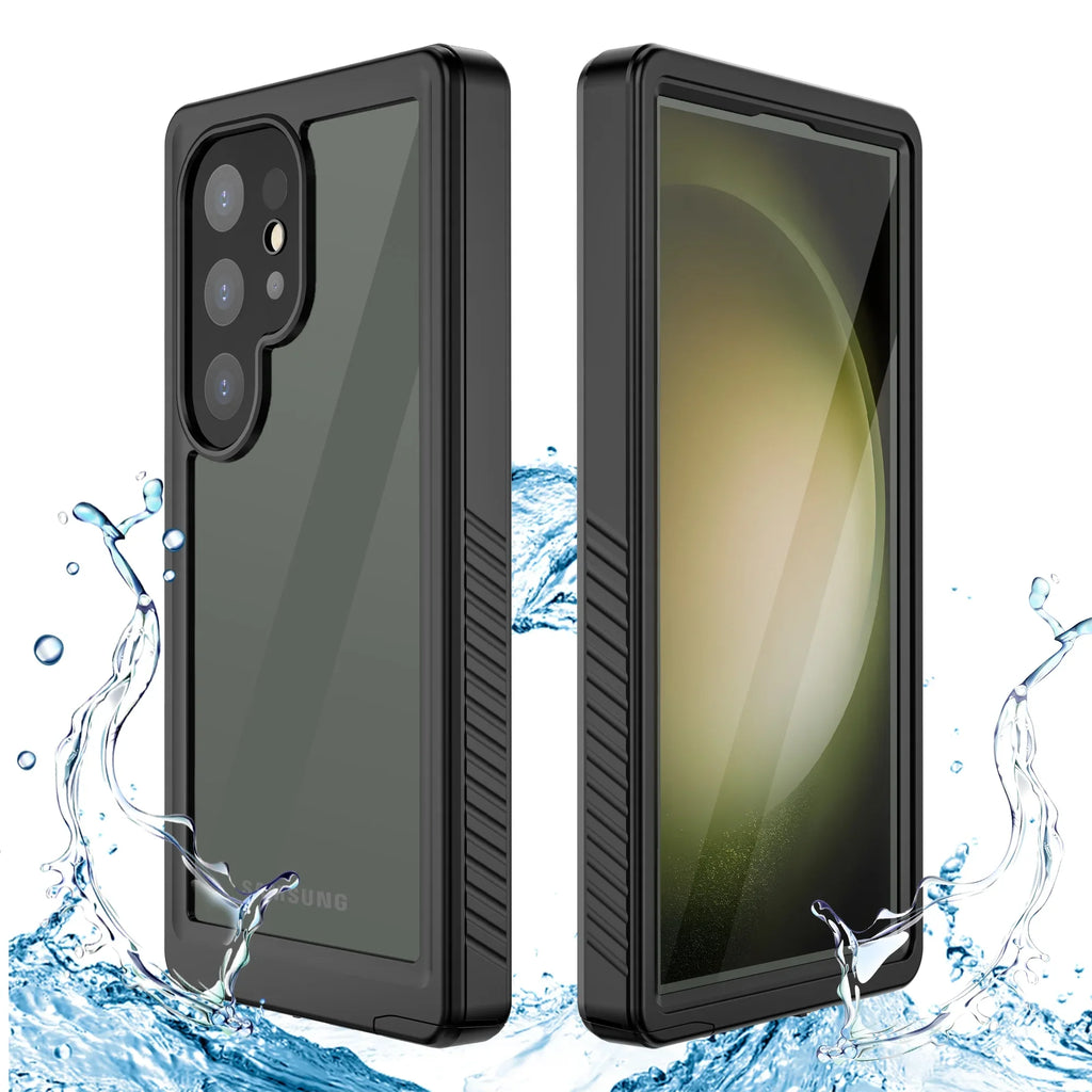 Phone Heavy Black Samsung Shockproof 5G for Protector 360° IP68 Protection Military for Underwater Screen Ultra, Galaxy Cowithday Case Cover Waterproof Body 2024, Duty S24 with Galaxy Ultra S24 Full