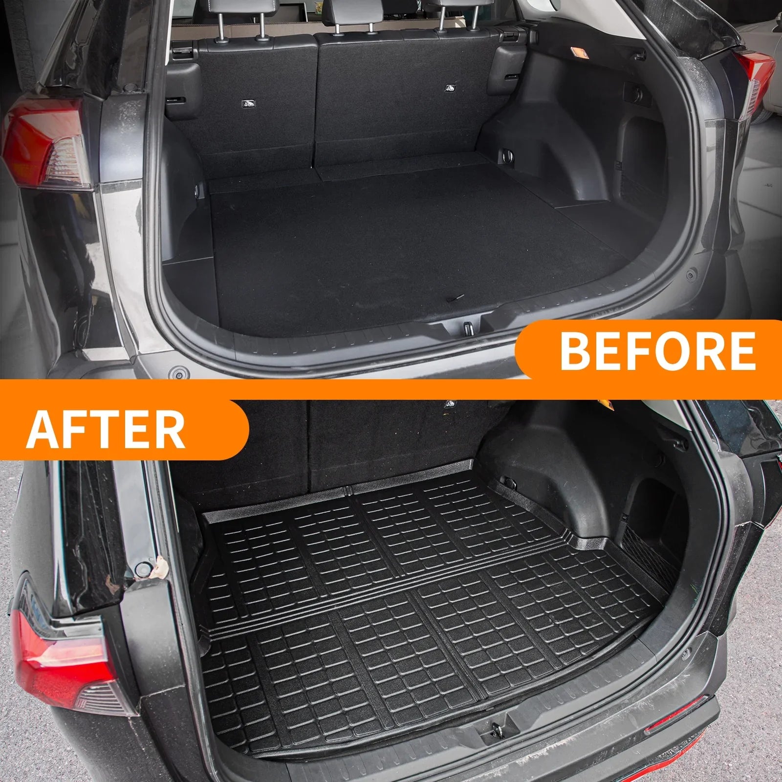 Rav4 2020 Fit Rav4 Toyota Trunk Toyota Trunk Accessories TPE (Rear Rubber Weather Mat 2023 Mat) Liner 2021 Mat Cargo 2019 All 2022